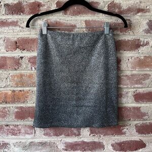 Elegant Silver Skirt. Super stretchy and chic, size small. Worn once